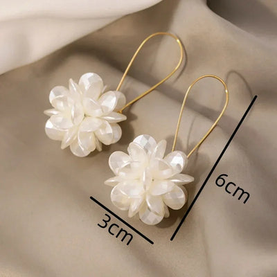 Women's Pearl Petal Ball Earrings for Stylish Party Looks - Smarsty