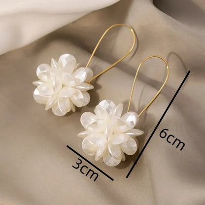 Women's Pearl Petal Ball Earrings for Stylish Party Looks - Smarsty