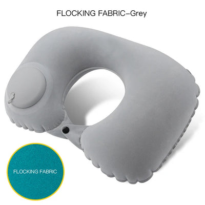 U Shape Inflatable Travel Pillow for Comfort and Support - Smarsty