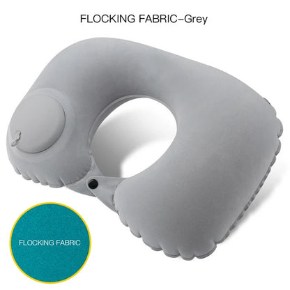 U Shape Inflatable Travel Pillow for Comfort and Support - Smarsty