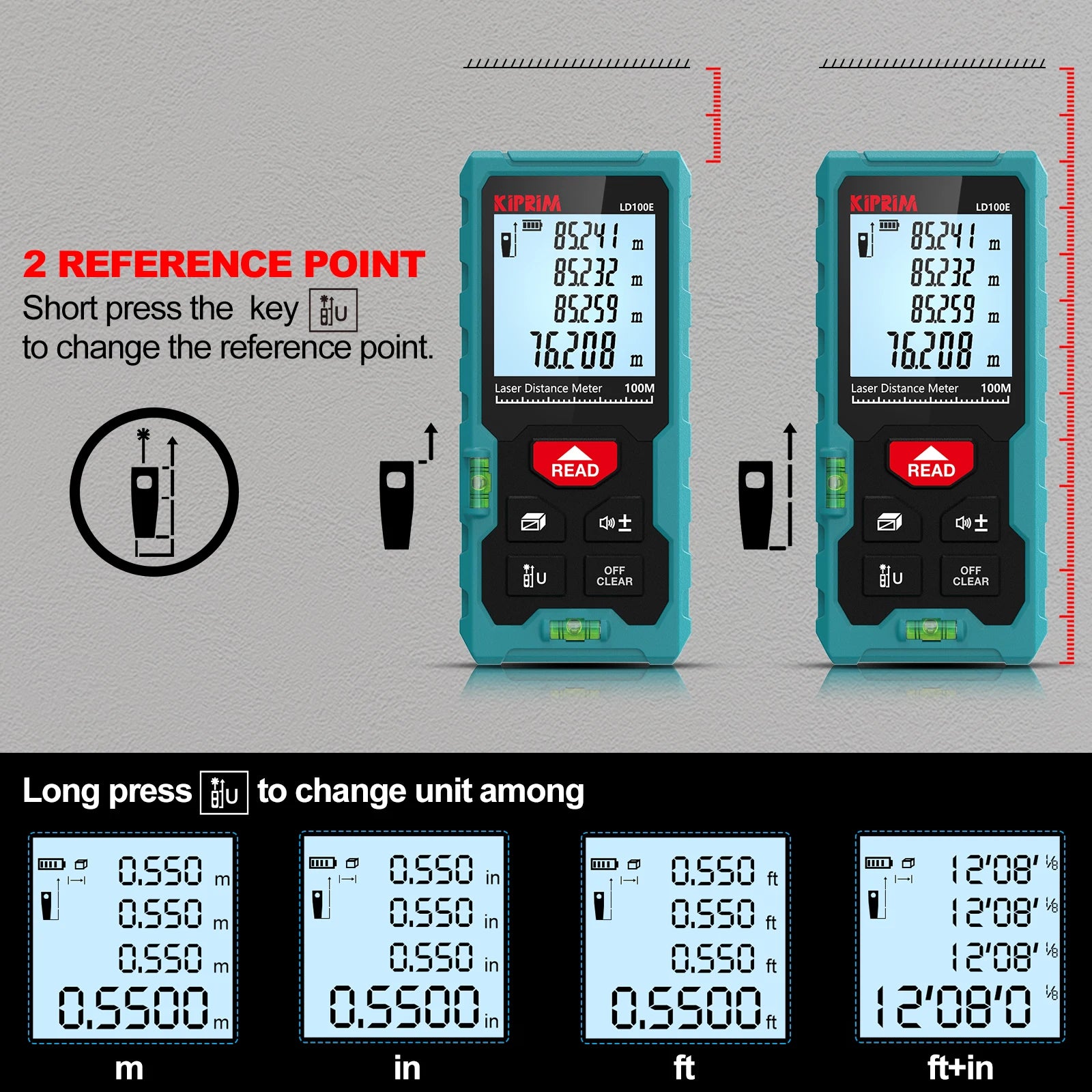 Kiprim Laser Rangefinder High Accuracy Measurement Tool - Smarsty