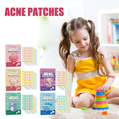 144 Piece Colorful Invisible Acne Patches for Clear Skin - Smarsty