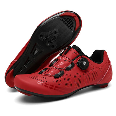 LiXingMing Cycling Shoes Road Bike Men Racing Contest Self-Locking Speed Bicycle Sneakers Women Spd Cleats Cycling Footwear by Smarsty