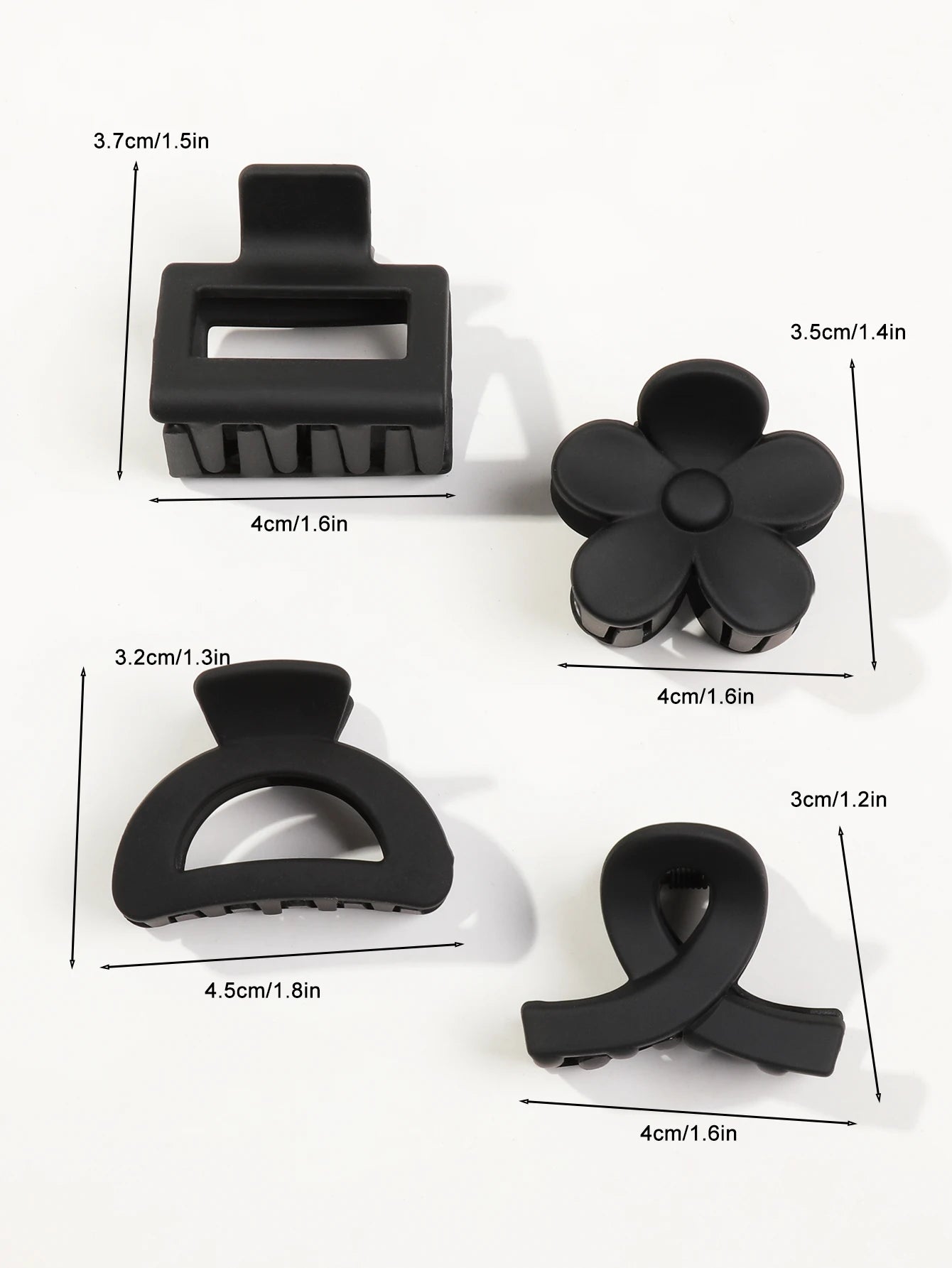 Small Flower Hair Claw Clips For Thin Hair Secure Hold - Smarsty