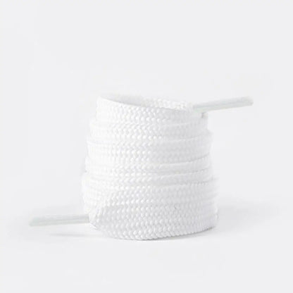 1 Pair Shoelaces Flat Thicken Weave Craft Off 2cm Wide Black White Shoe Laces High-top Sneaker Canvas Shoelace Accessories - Smarsty