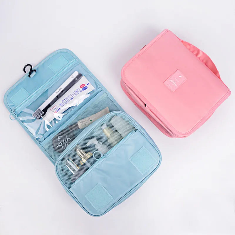 Waterproof Travel Makeup Bag Organizer For Women With Hook - Smarsty