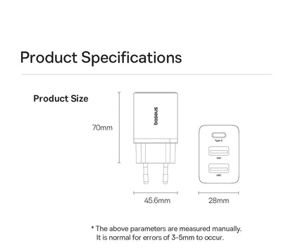 30W USB Type C PD Fast Charger For iPhone Androids - Smarsty