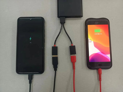 Car USB Hub 1 In 2 Out Charging Cable CompactLight