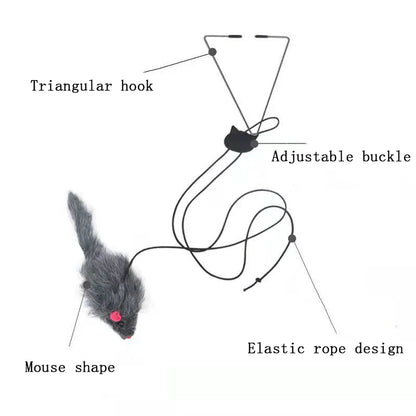 Hanging Cat Toy Stick for Jumping Fun - Smarsty