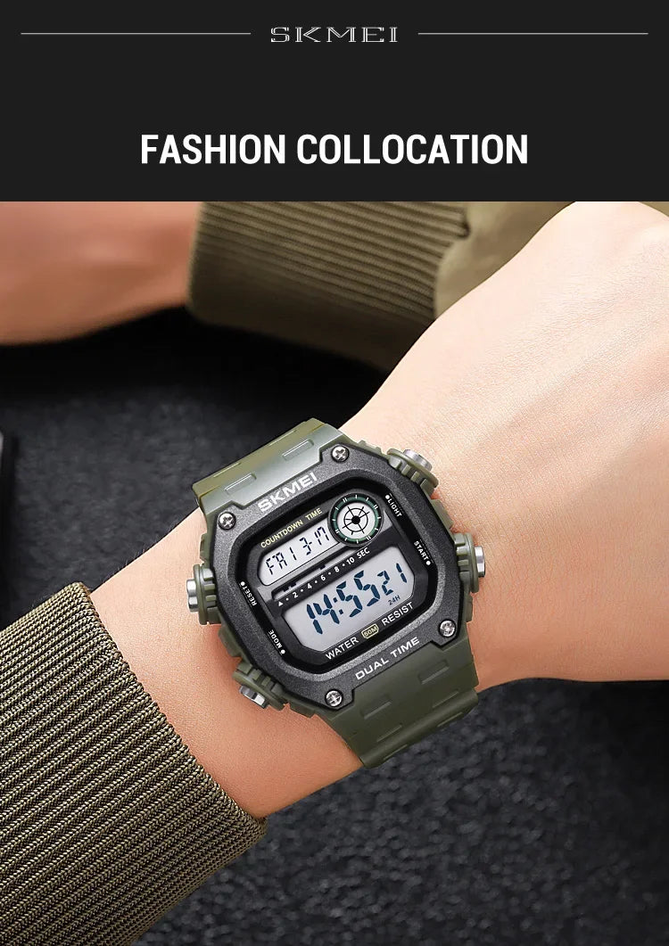Skmei 2126 Waterproof Digital Sports Watch for Men - Smarsty