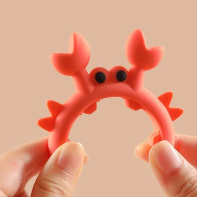 4/1PCS Silicone Spatula Rack Small Crab Anti Scalding Overflow Pot Clip Spoon Holder Clip Universal Shovel Rack Kitchen Gadget by Smarsty
