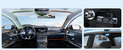 4K Dash Cam With GPS And Superior Night Vision Parking - Smarsty
