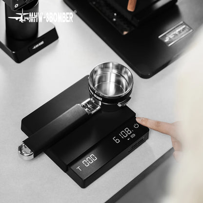 MHW-3BOMBER Cube Coffee Scale 3.0 Pro Max Digital Kitchen Coffee Scale High Precision Flow Rate Big Battery Coffee Accessories