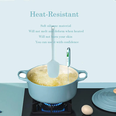 Heat Resistant Silicone Spatula Set for Baking - Smarsty