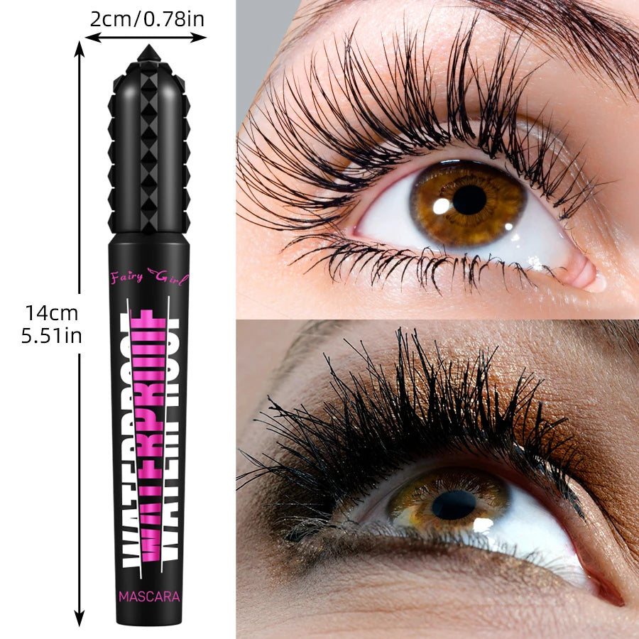 Black Waterproof Mascara for Lengthening and Curling Effect - Smarsty
