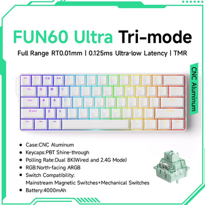 Mechanical Keyboard 60 Percent With Magnetic Switch ARGB - Smarsty