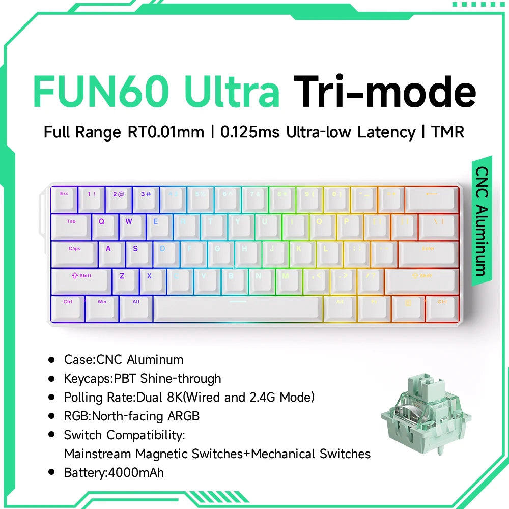 Sixty Percent Mechanical Keyboard Magnetic Switches