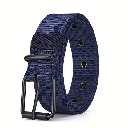 Mens Durable Nylon Canvas Belt Heavy Duty Tactical Workbelt - Smarsty