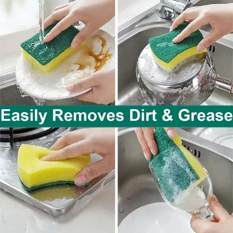 Highly Absorbent Double Sided Kitchen Cleaning Sponge - Smarsty