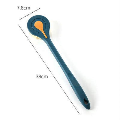Soft Hair Bath Brush with Long Handle for Easy Scrubbing - Smarsty