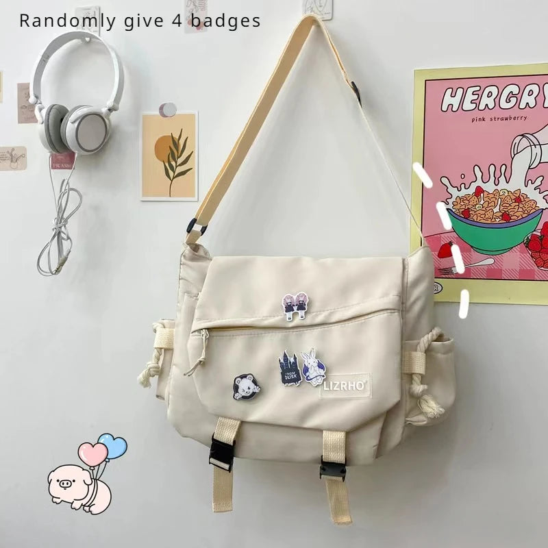 Nylon One Shoulder Crossbody Bag Large Capacity Travel - Smarsty