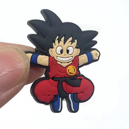 New JIBBITZ Dragon Ball Shoe Charm For Clogs PVC Waterproof Sandals Decorate Buckle Decorations Accessories Toys Gift