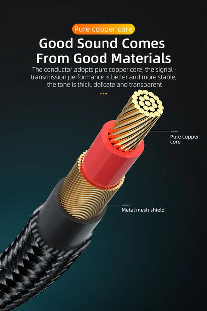 Essager 3.5mm Aux Audio Cable for Clear Sound - Smarsty
