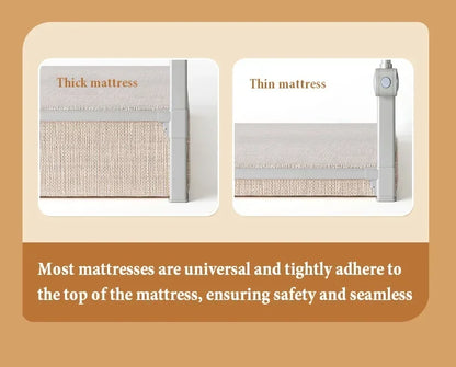 Adjustable Baby Bed Rail Safety Guard For Crib And Bed - Smarsty