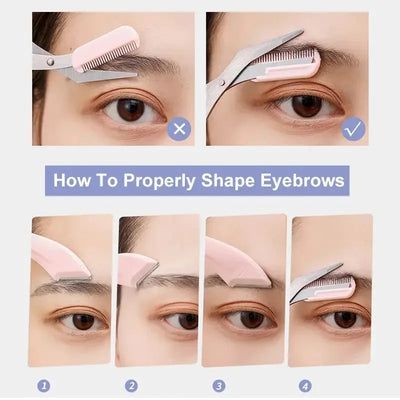 Eyebrow Trimmer Set for Easy Precision Grooming - Smarsty