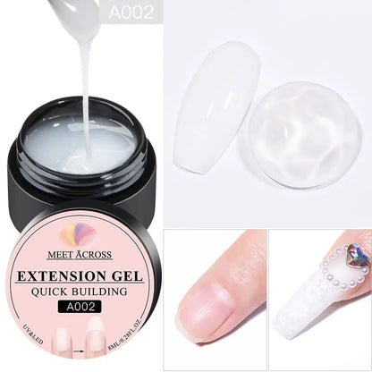 Nude Milk White Gel Nail Polish for Long Lasting Manicure - Smarsty