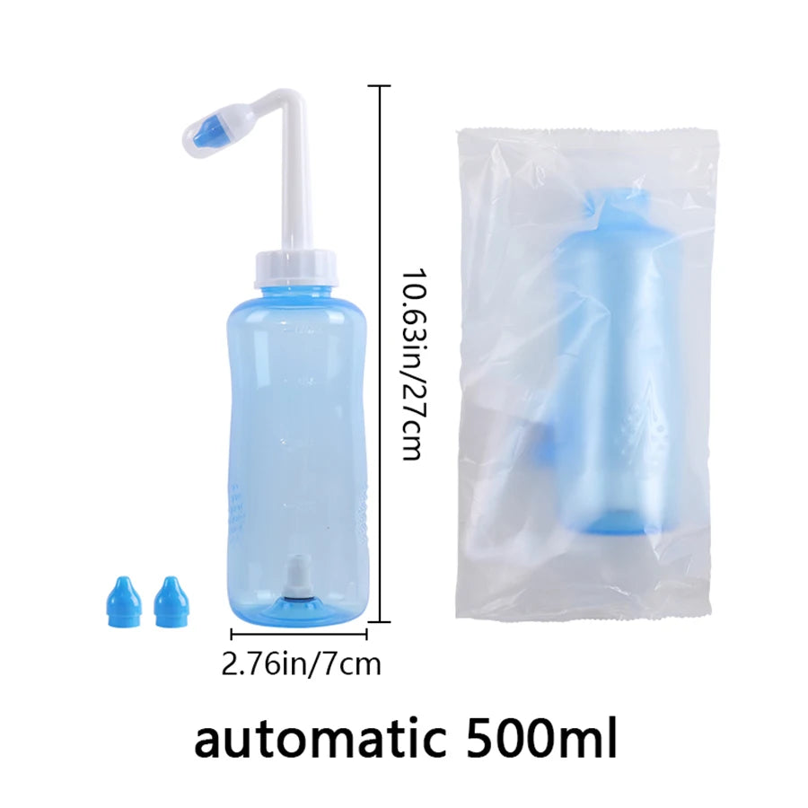 Nasal Irrigator Rinse Bottle for Allergy Relief - Smarsty