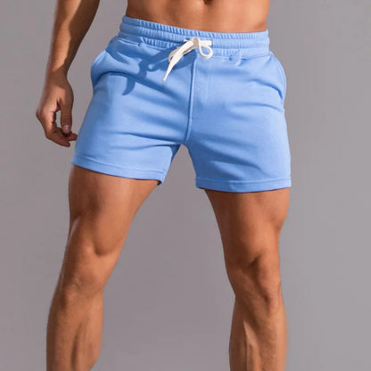 Cotton Running Shorts For Men Gym Fitness Home Casual Sport Underwear Yoga Workout Training Loose Boxers Super Short Pants Sweat - Smarsty