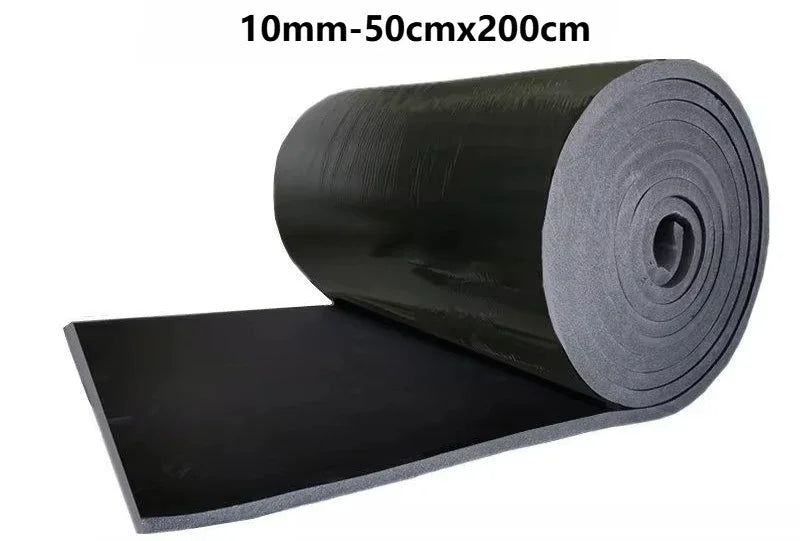 Self-adhesive Rubber Foam Roll Versatile Soundproofing Insulation Easy-Cut for DIY Ideal for Roofs Cars Noise Insulation Mats - Smarsty
