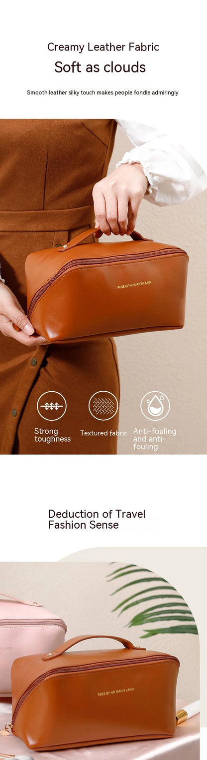 Large Capacity Travel Cosmetic Case With Portable Design - Smarsty