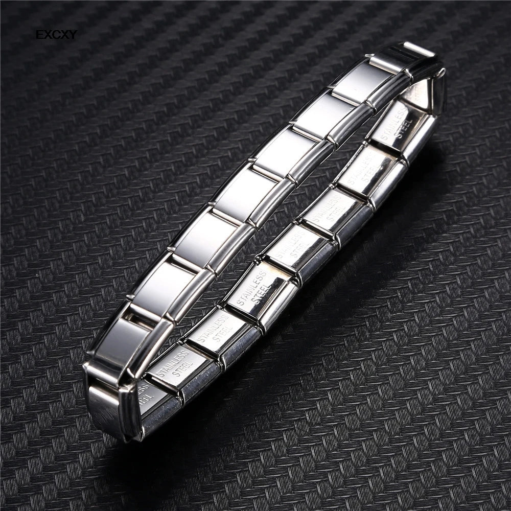9mm Stainless Steel Bracelet Unisex Daily Wear Charm - Smarsty