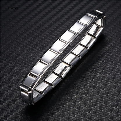 9mm Stainless Steel Bracelet Unisex Daily Wear Charm - Smarsty