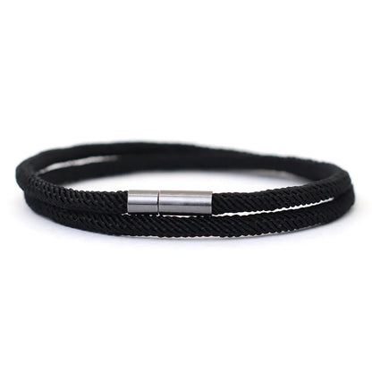 Mens Rope Bracelet with Detachable Buckle for Stylish Gifts - Smarsty