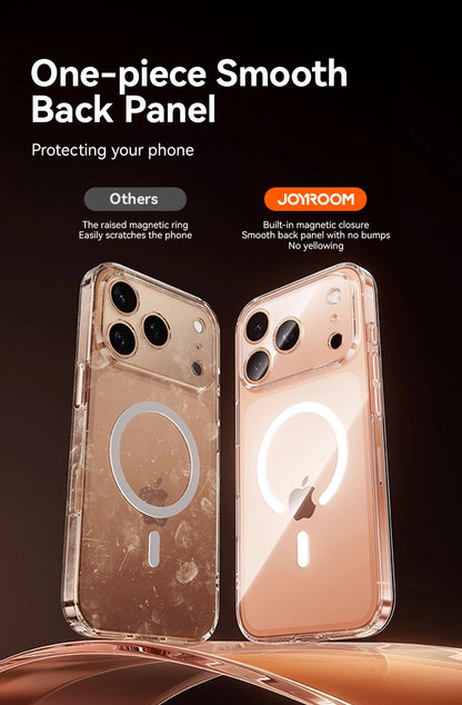 Magnetic Clear iPhone 17, 17 Pro and Pro Max Case Anti Yellowing - Smarsty