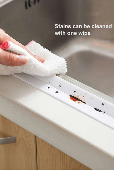 3.2M Bath Caulk Tape Self Adhesive PVC Oil-Proof Kitchen Sink Edge Corner Wall Sticker Waterproof Toilet Sealing Strip Tape - Smarsty