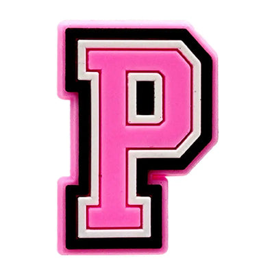 Pink Letter Shoe Charms for Crocs Accessories Women Clogs Pins Men Badge Kids Jeans Girls Decorations Buckle Shoes Accessories - Smarsty
