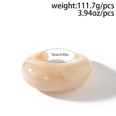 Vintage Punk Resin Acrylic Bangle Bracelets for Unisex - Smarsty