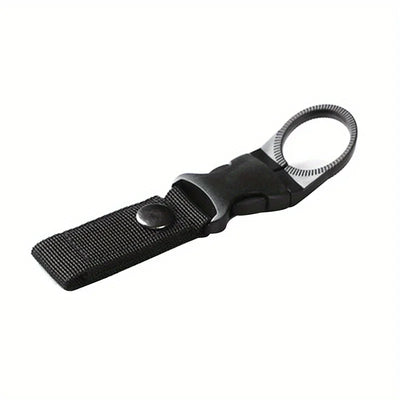 1-Pack Webbing Buckle Hook Water Bottle Clip - Durable Nylon With Safety Buckle, Multi-Color Optional, Suitable For Camping, by Smarsty