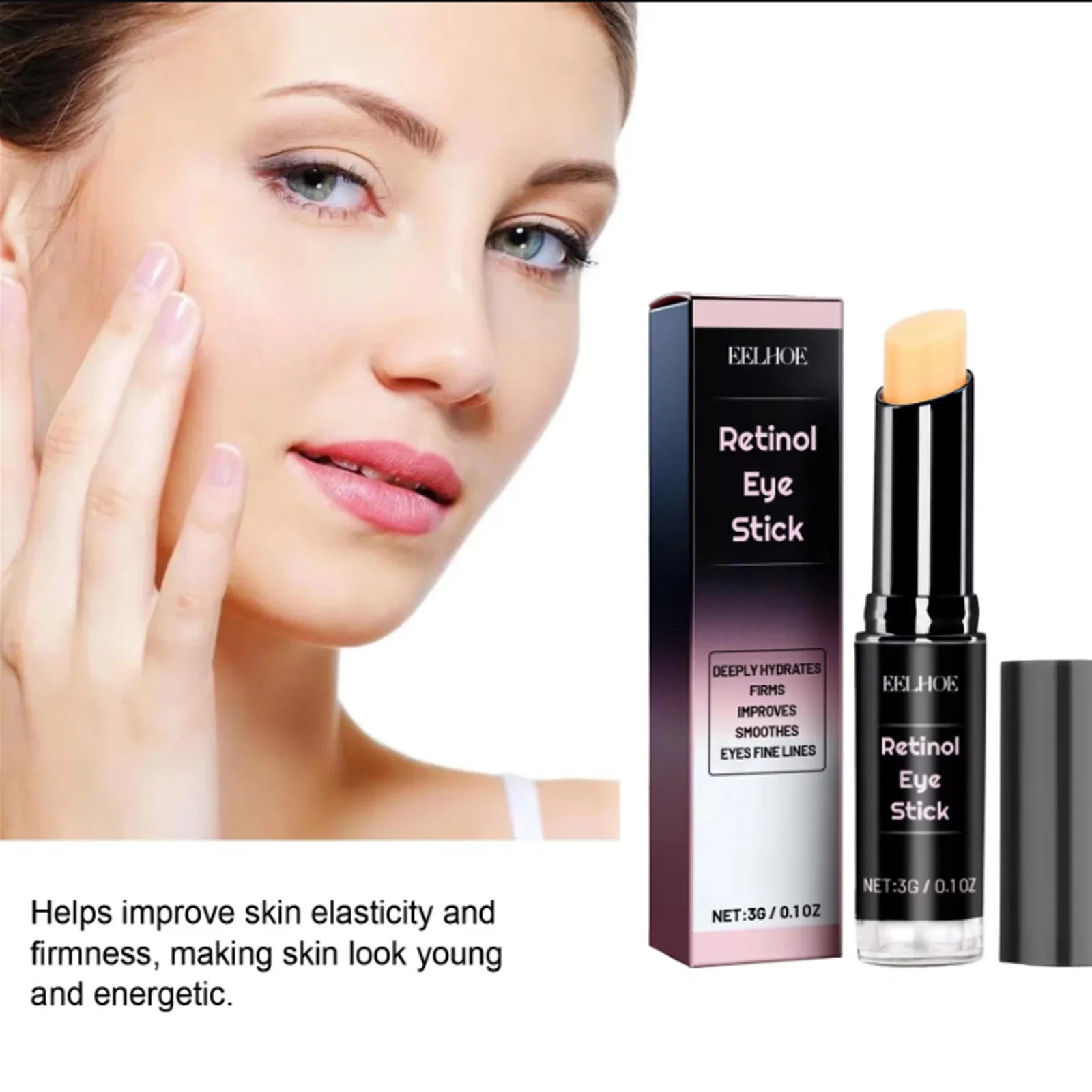 Retinol Eye Cream Stick for Dark Circles and Puffiness - Smarsty