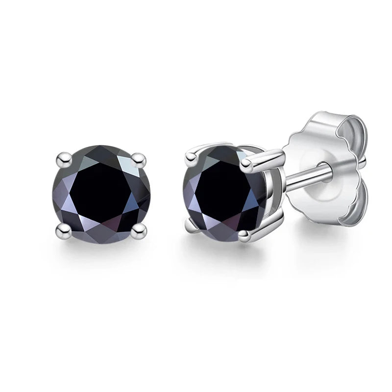 GRA Certified Moissanite Stud Earrings Bridal Sparkle - Smarsty