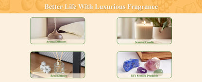 EUQEE 6pcs Fruit Fragrance Oils Set for Diffusers - Smarsty