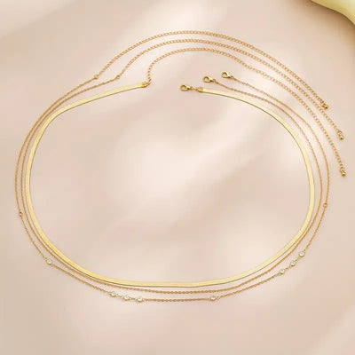 Boho Crystal Chain Belly Waist Chain Set for Women - Smarsty