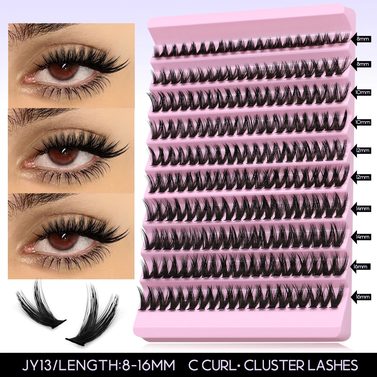 GROINNEYA DIY Lash Extension Kit with Strong Hold Bonds - Smarsty