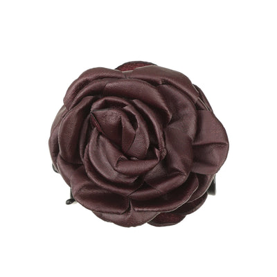 Leopard Print Hair Claw For Women Secure Vintage Hold - Smarsty
