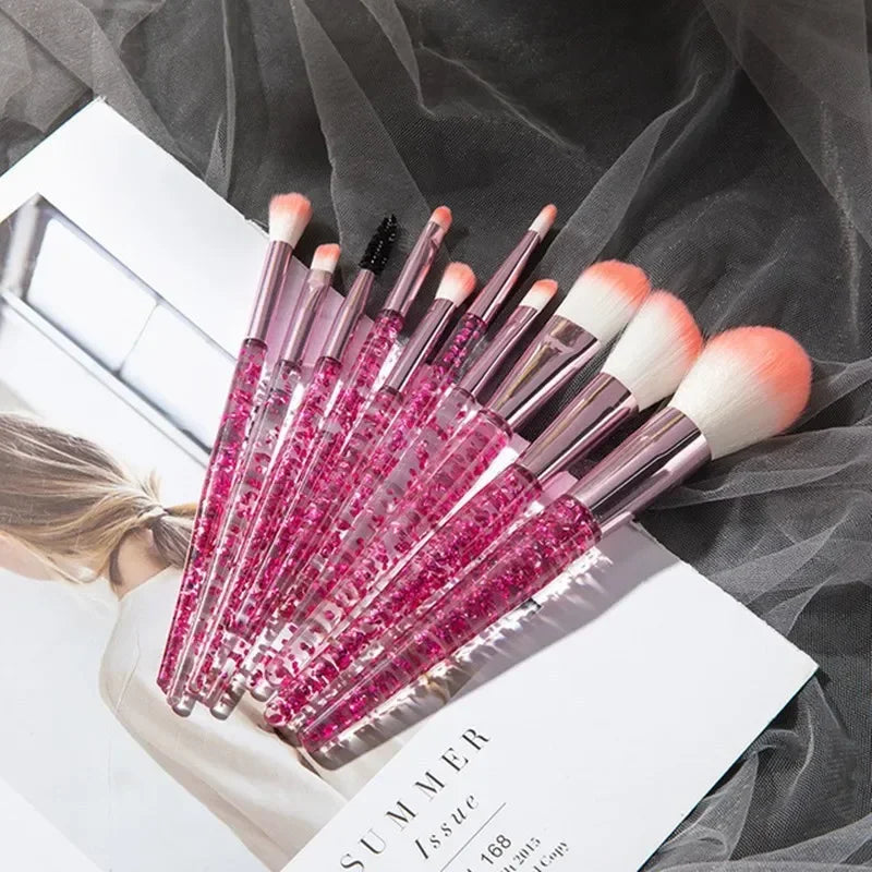 10PCS Professional Makeup Brush Set for Flawless Application - Smarsty