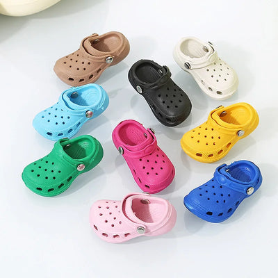 3D New Mini Shoes Shape PVC Shoe Charms for Clogs Accessories Women Beach Bag Sandals Buckle Kids Shoe Pins DIY Shoe Decorations - Smarsty